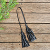 Tie on Tassel - Black