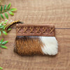 Fur Coin Purse - Tan-Mixedfur